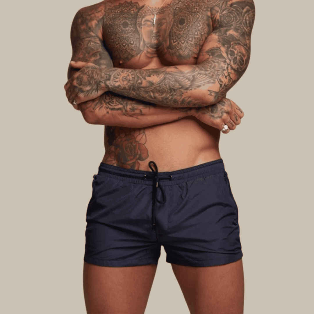 Brock - Maillot de bain à séchage rapide pour hommes avec poche zippée