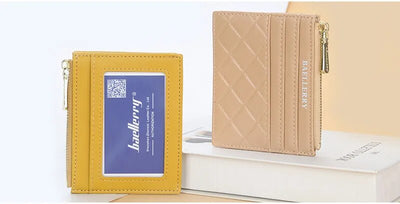 Portefeuille porte-cartes rembourré - Tendance et compact
