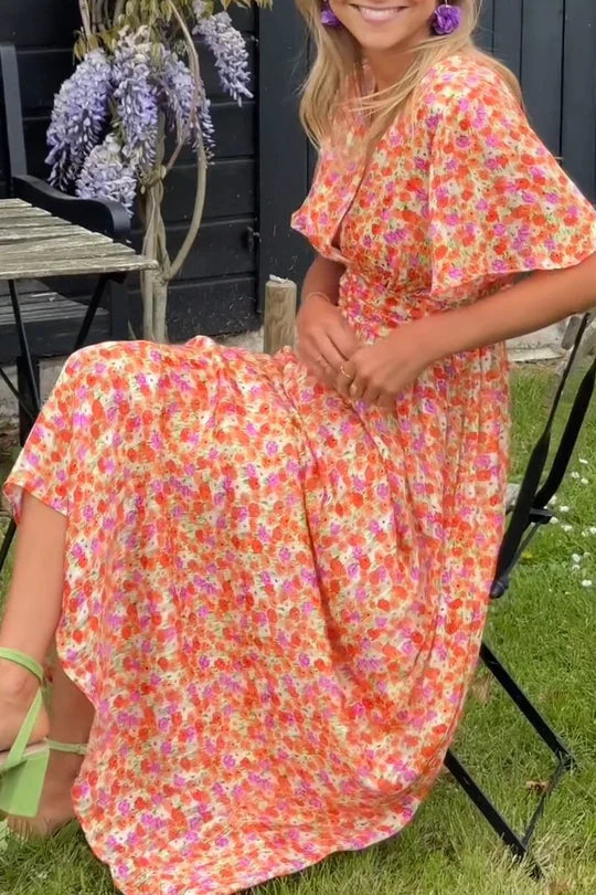 RUTH | Robe longue à décolleté en V