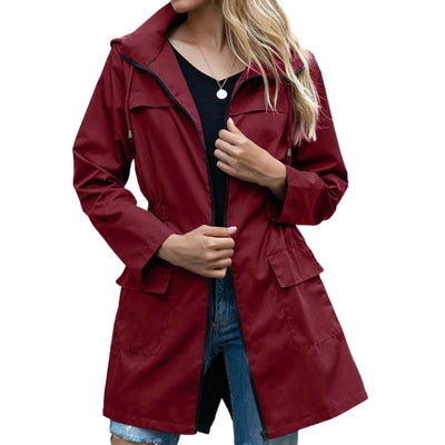 Monroe - Imperméable avec capuche pour femmes