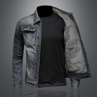 Thierry - Veste en denim rétro