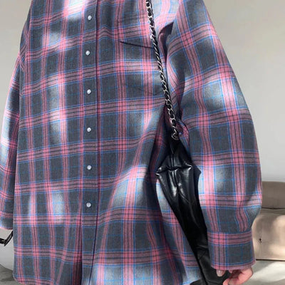 Victoria | Chemise oversize à carreaux Femme