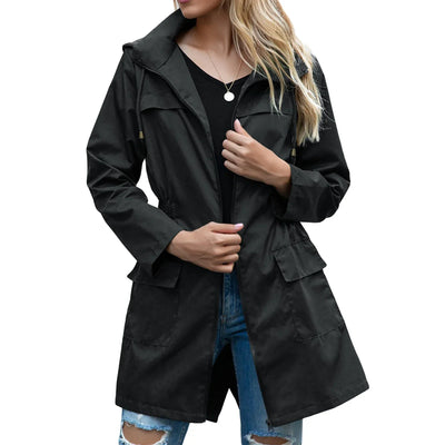 Monroe - Imperméable avec capuche pour femmes