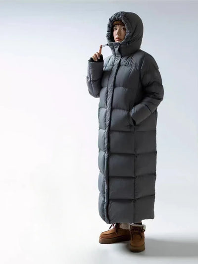 Jazlyn - Longue parka d'hiver pour femmes avec capuche