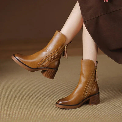 ISOLDE | Bottines en cuir