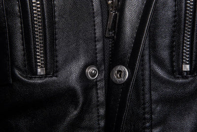 Victor™ | Manteau long noir au style militaire