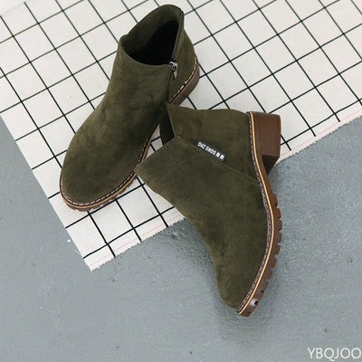Amelia - Bottines à la mode avec semelles épaisses