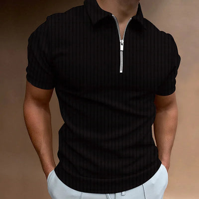 Damian - Polo zippé Prestige pour hommes