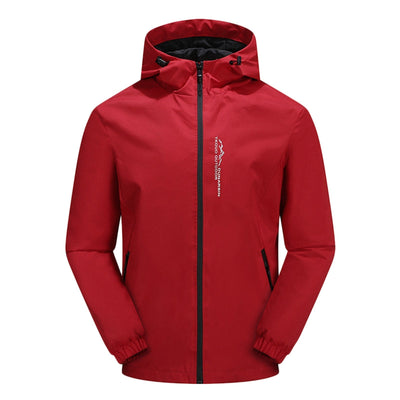 Luis - Confortable veste imperméable d'automne pour l'extérieur