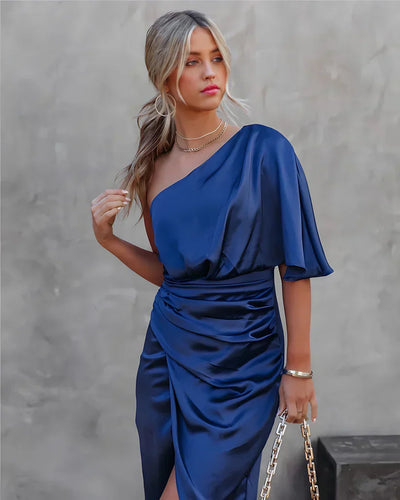 Taylor - Robe de fête chic en soie