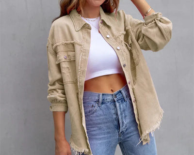Veste en jean pour femme