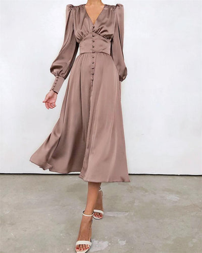 Shyama | Robe satinée élégante pour femmes