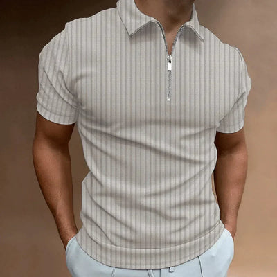 Damian - Polo zippé Prestige pour hommes