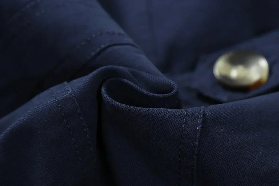 Callum - Trench-coat long à la mode pour hommes