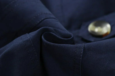 Callum - Trench-coat long à la mode pour hommes