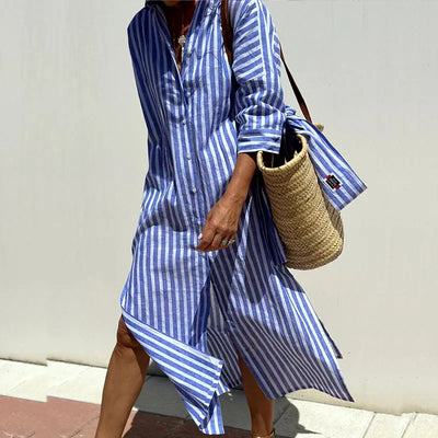 SOOF | Chemise longue rayée