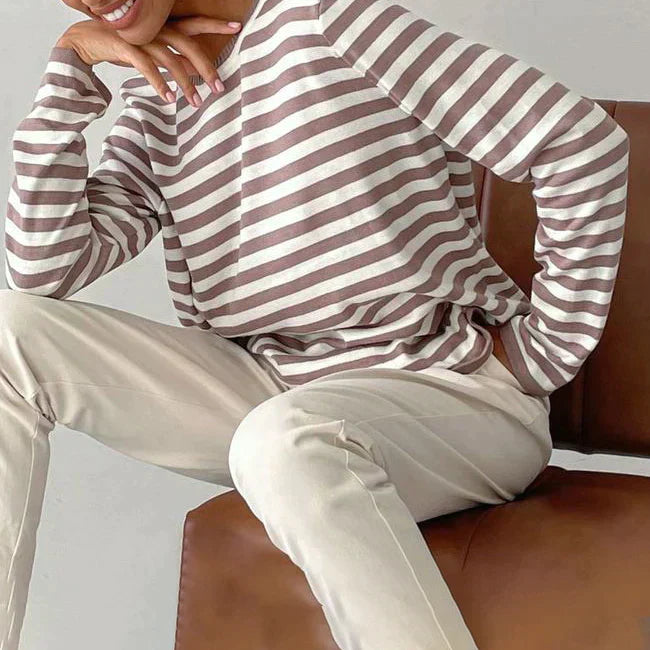 SARA | Chemise en coton rayé