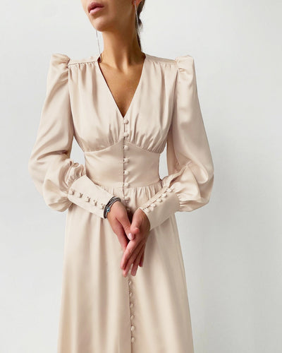 Shyama | Robe satinée élégante pour femmes
