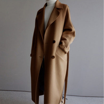 Hallie - Manteau long en laine