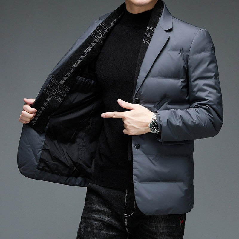SIMON | Blazer élégant doublé en duvet