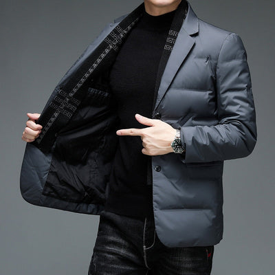 SIMON | Blazer élégant doublé en duvet