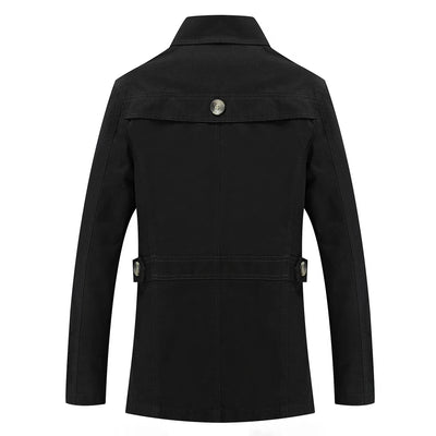 Callum - Trench-coat long à la mode pour hommes