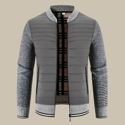Oswald - Cardigan tricoté hybride homme