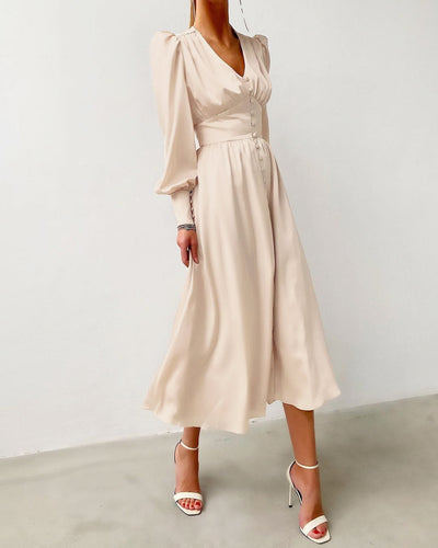 Shyama | Robe satinée élégante pour femmes