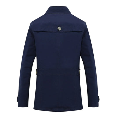 Callum - Trench-coat long à la mode pour hommes