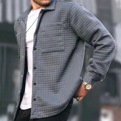 Josiah - Chemise à motif gaufré