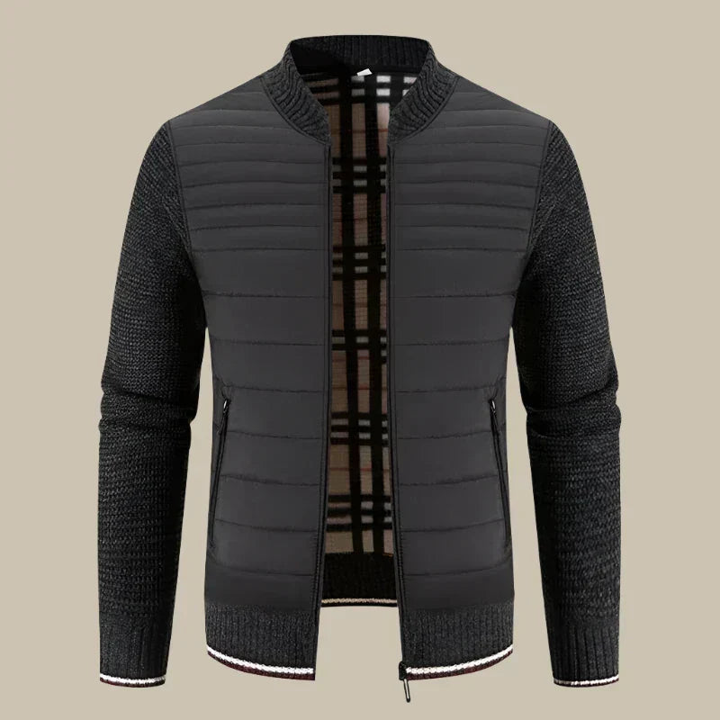 Oswald - Cardigan tricoté hybride homme