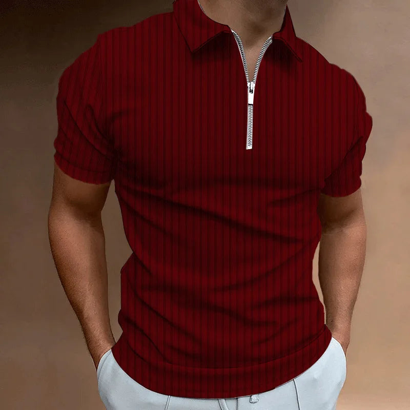 Damian - Polo zippé Prestige pour hommes