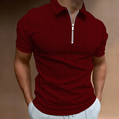 Damian - Polo zippé Prestige pour hommes