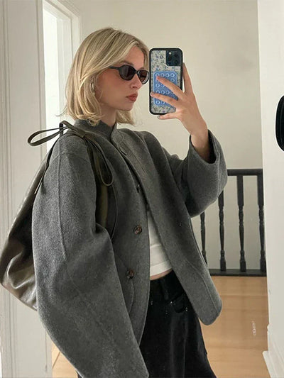 Maddison - Manteau d'automne surdimensionné