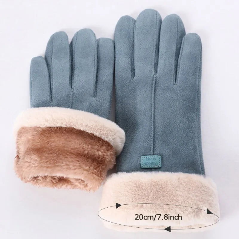Maud - Gants en Daim Chauds et Tendances