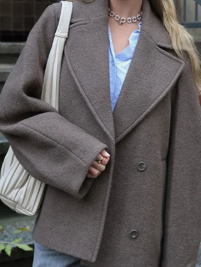 Maura | Manteau d'hiver double boutonnage pour femmes