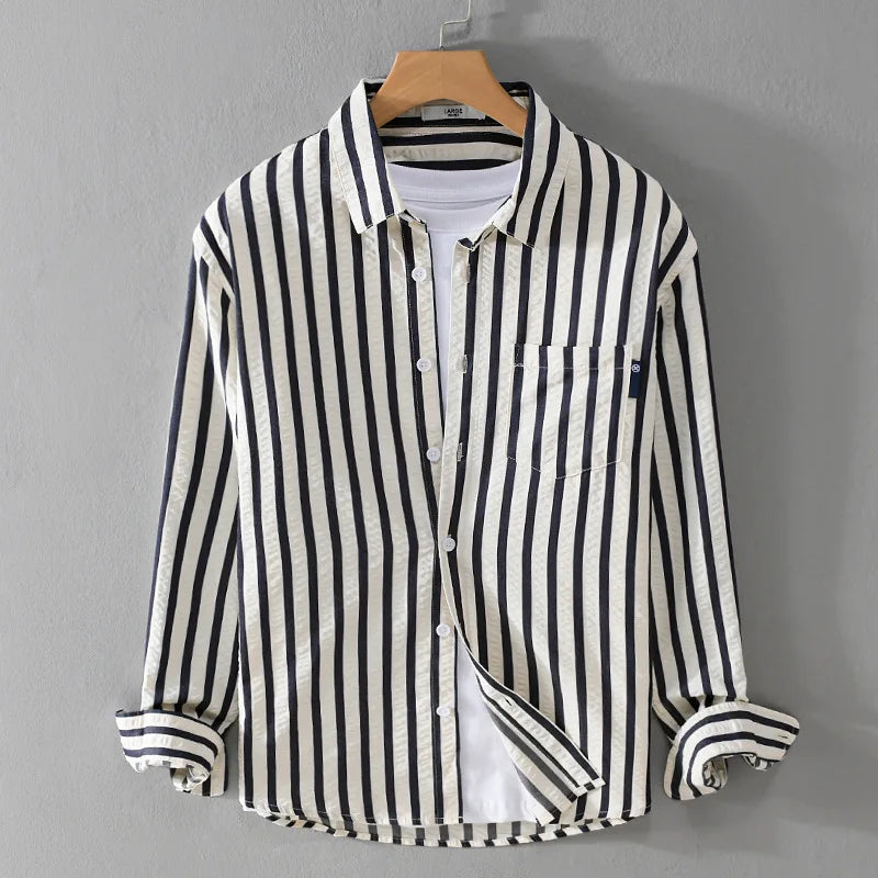 TYLER | Chemise boutonnée en lin