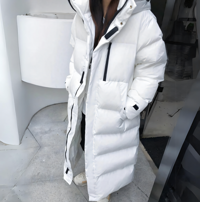 Cataleya - Doudoune longue imperméable et coupe-vent