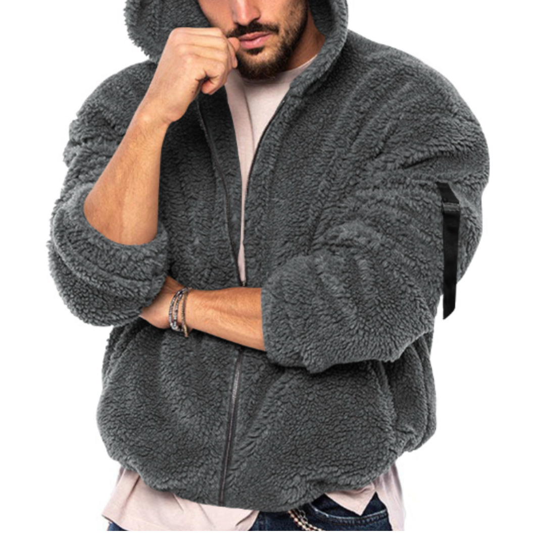 Shane - veste d'hiver teddy décontractée pour hommes