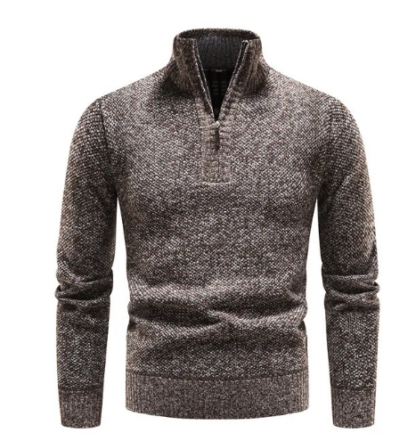Paxson- Pull décontracté avec fermeture éclair pour hommes