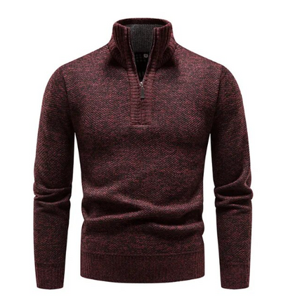 Paxson- Pull décontracté avec fermeture éclair pour hommes