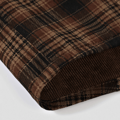 Joel - Veste chaude en flanelle rayée