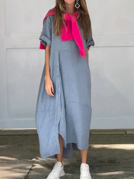 VELRAL | Robe en Lin et Coton