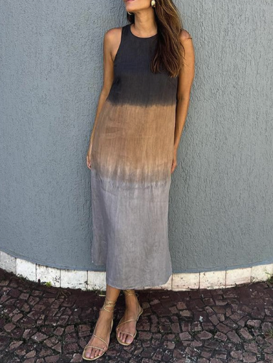 ROZALIA | Robe Midi en Lin pour Femme