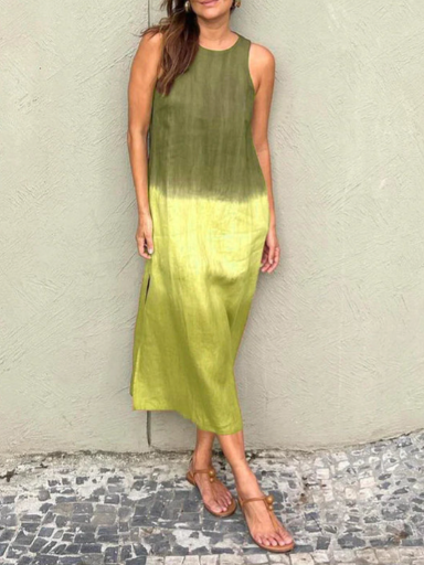 ROZALIA | Robe Midi en Lin pour Femme