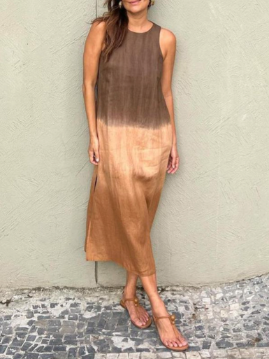 ROZALIA | Robe Midi en Lin pour Femme