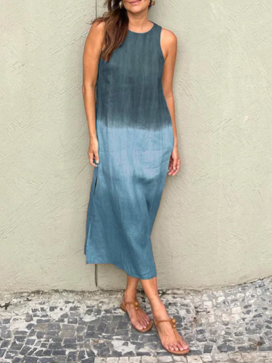ROZALIA | Robe Midi en Lin pour Femme