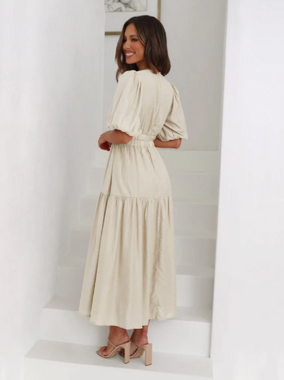 ENOLA | Robe à Manches Bouffantes