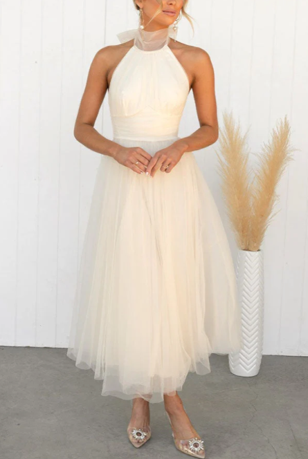 PHOEBE | Robe Longue à Jupe