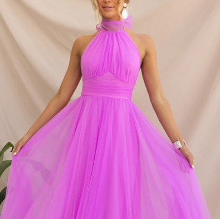 PHOEBE | Robe Longue à Jupe